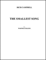 The Smallest Song SATB choral sheet music cover